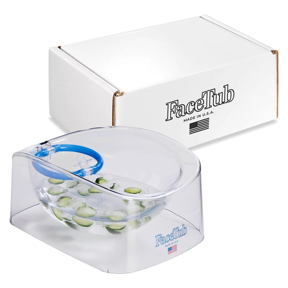The FaceTub bain glace visage premium pour revitaliser la peau et apaiser l'esprit.