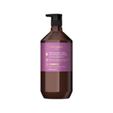 Theorie Helichrysum & Plum: bote frontal para hidratación profunda del cabello seco.