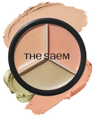 THESAEM Cover Perfection concealer palette close-up for creamy coverage and seamless blending