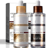 THESHYING Rice Peel Shot Glow bottle front showing pore-minimizing hydration in a sleek package.