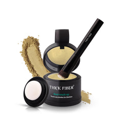 Polvo Thick Fiber para cobertura de raíces con acabado natural