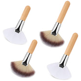 Cepillos abanico facial Thinp en estuche, ideal para maquillaje diario