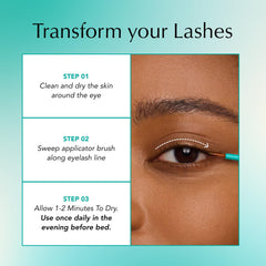 Thrive Causemetics Liquid Lash Extensions Serum fórmula clara y ligera, sin residuos