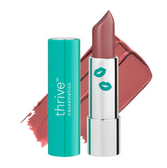 Thrive Causemetics Impact-FULL Ilene labial, textura satinada para color duradero.