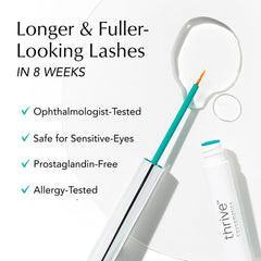 Thrive Causemetics Liquid Lash Extensions Serum hidrata pestañas sin dejar residuos para uso diario