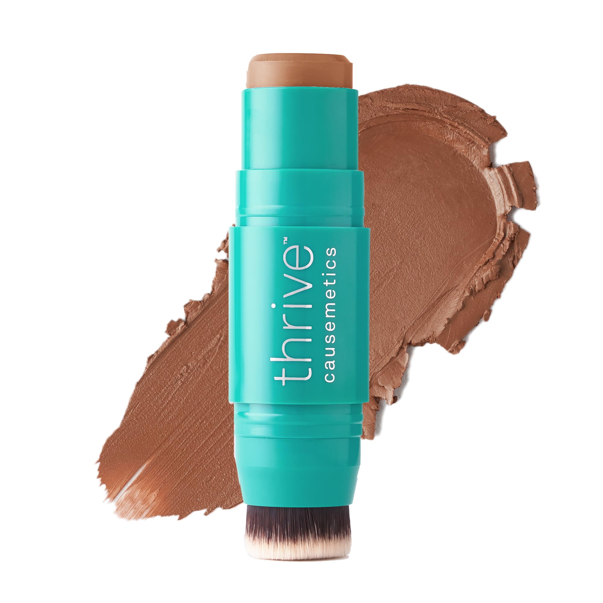 Thrive Causemetics Triple Threat Color Stick – bronzage crème pour un éclat naturel et durable.