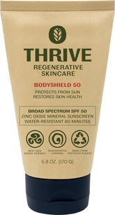 Protector solar Thrive Natural Care en botella con protección para arrecifes