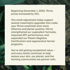 Thrive Natural Care Face Scrub aplicación sin plásticos para uso diario
