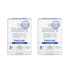 Barra Thylox de The Grandpa Soap Company con sulfuro natural para piel de acné