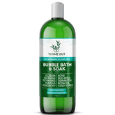 Thyme Out burbujas en botella para spa en casa, piel suave.
