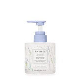 Lotion mains Thymes en flacon lavande, hydratation douce et prolongée.