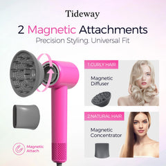 Tideway H11, plasma iónico para controlar frizz y mantener humedad.