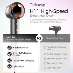 Tideway secador iónico plasma para suavizar el cabello