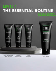 Tiege Hanley nivel 1 kit: hidratante de mañana con SPF20 para protección diaria.