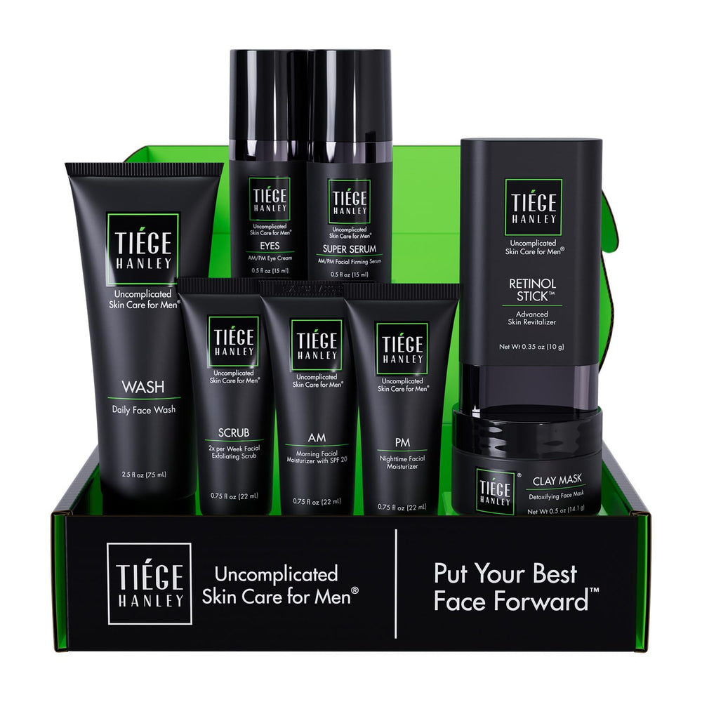 Tiege Hanley limpieza facial: limpieza suave para piel sensible y tono más uniforme.
