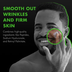 Tiege Hanley SUPER SERUM ingredientes-hialuronato, hidratación visible.