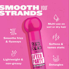 TIGI Bed Head After Party: cabello brillante y listo para secado.
