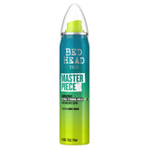 TIGI Bed Head Masterpiece frizz-control en botella de viaje para peinados duraderos.