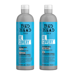 TIGI Bed Head Recovery Shampoo bottle delivering deep moisture for dry hair.