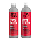 TIGI Bed Head Resurrection champú botella: limpieza revitalizante para cabello seco.
