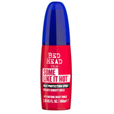 TIGI Some Like It Hot: spray protector de calor para cabello mojado y peinado suave.