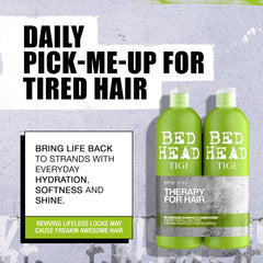 Champú Re-Energize Bed Head de TIGI con textura cremosa para cabello normal