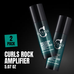 TIGI Catwalk Curls Rock Amplifier muestra textura definida tras secado