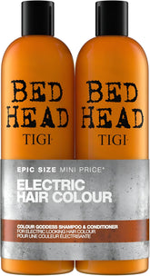 TIGI Colour Goddess champú botella, protege el color y aporta brillo duradero.