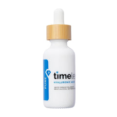 Timeless Skin Care serum acido hialuronico 100% puro en botella para hidratación diaria