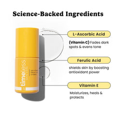 Timeless Skin Care Serum Vitamina C, dosificador para aplicación precisa