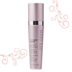 TimeWise Repair Volu-Firm Serum, aplicación en rostro para firmeza y volumen juvenil