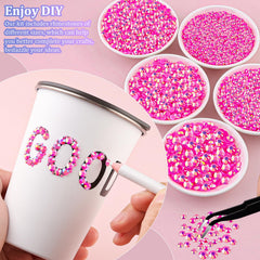 TINKRSTUFF brillo AB rosa; efecto iridiscente para prendas y accesorios