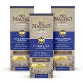 Tio Nacho Thickening Shampoo bottle promotes volume for thinning hair.