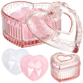 Tioncy puff cœur rose, application douce et uniforme du maquillage.