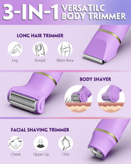 Tiovara Bikini Trimmer, cabezal para vello largo, control preciso.