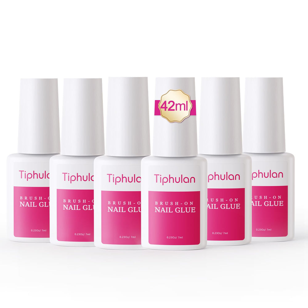 TIPHULAN brocha integrada para aplicación precisa en uñas