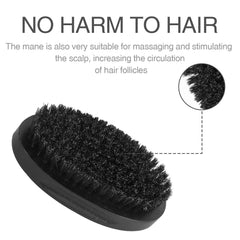 Tipuuz cepillo con cerdas de jabalí firme, ideal para barba y bigote.