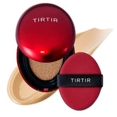 TIRTIR base en cojín con aplicador para cobertura uniforme.