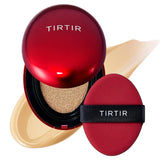TIRTIR Mask Fit Red Cushion: botella y tono uniforme para piel natural