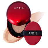 TIRTIR Mask Fit Red Cushion envase compacto para retoques ligeros y cobertura uniforme.