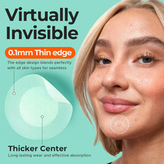 Parche TKTK 12mm transparente para cobertura discreta