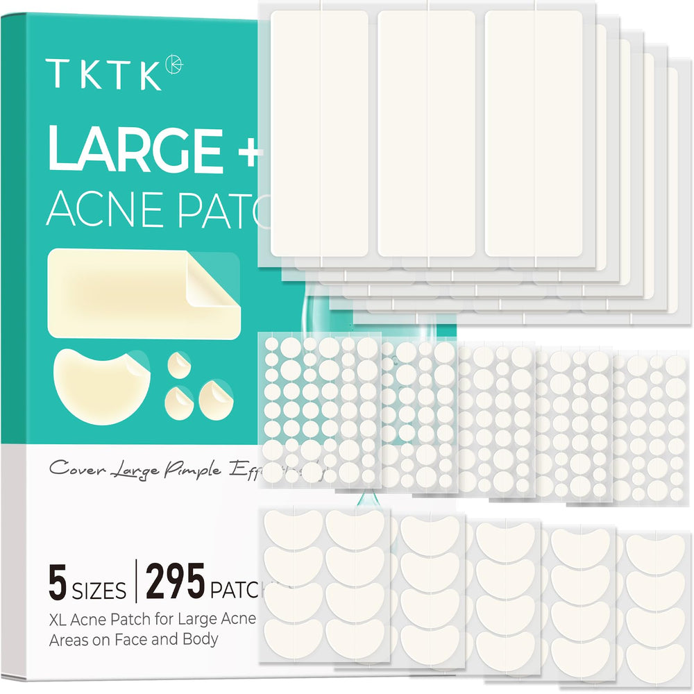 Parche TKTK para acne en la frente, absorbe líquido y ayuda a la curación nocturna.
