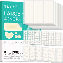Parche TKTK para acne en la frente, absorbe líquido y ayuda a la curación nocturna.