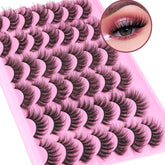 Pestañas natural mink de TNFVLONEINS para un look suave y natural.
