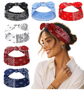 Diadema Tobeffect para mujer con estampado paisley y ajuste antideslizante.