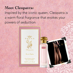 Notas vainilla y almizcle en Tocca Cleopatra para calidez sensual
