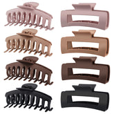 TOCESS pinza cabello grande mate, sujeción firme para peinados duraderos.