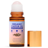 TOGOLIUN aceite de ricino dorado con rodillo para hidratación profunda de la piel.