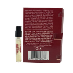 Tom Ford Lost Cherry envase mini vial, conveniente para pruebas y colección de fragancias.