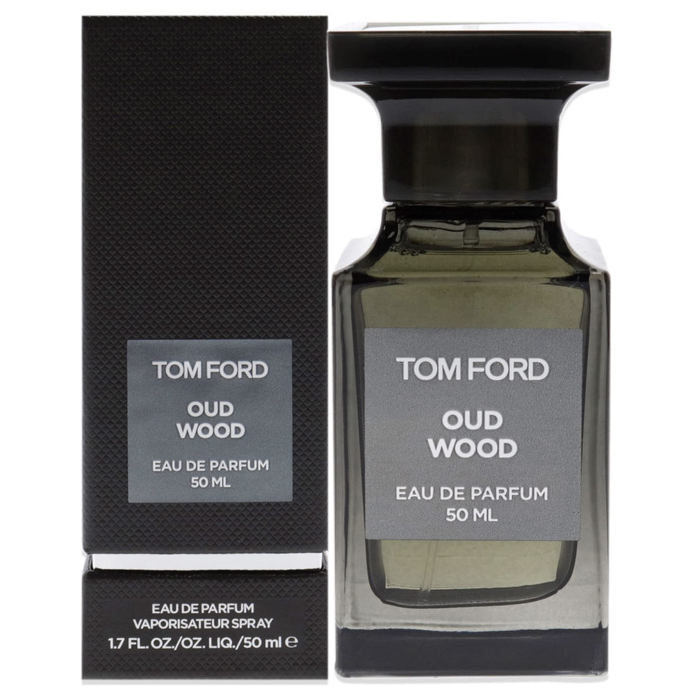 Tom Ford Oud Wood EDP botella frontal, fragancia sofisticada para diario